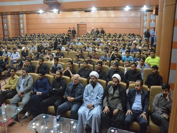 تصاویر/ حسن عباسی در دانشگاه خلیج فارس بوشهر