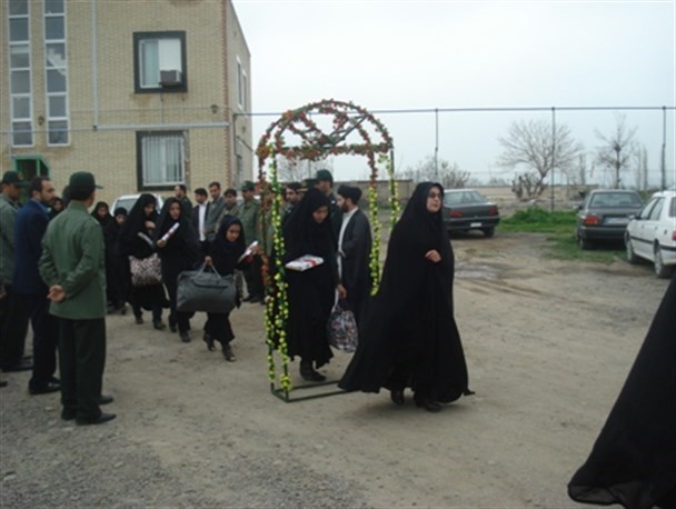 اعزام 80 نفر از بسیجیان کوثری به سرزمین نور/تصاویر