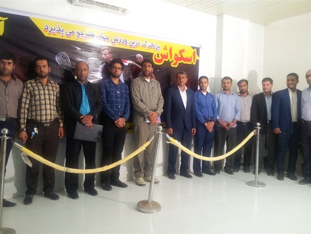 اسکواش هرمزگان صاحب کورت اختصاصی شد