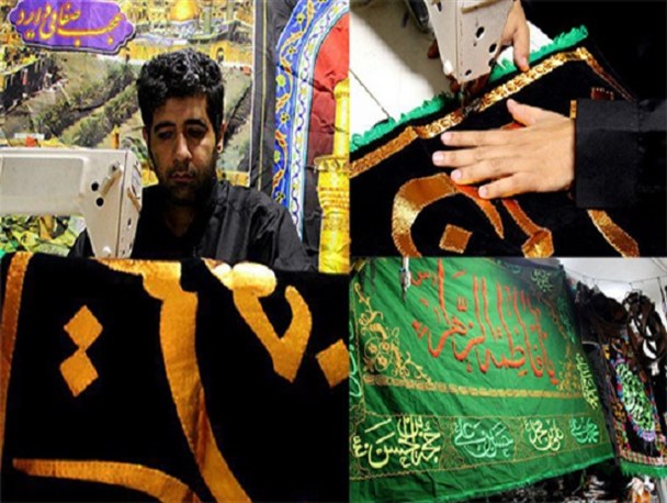 عشق به سیدالشهدا(ع) گرایش جوانان به سمت ناهنجاری ها را کم می کند/ در تمام طول سال با وضو پرچم میدوزیم