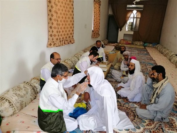 ویزیت رایگان 113 بیمار در شهرستان سراوان