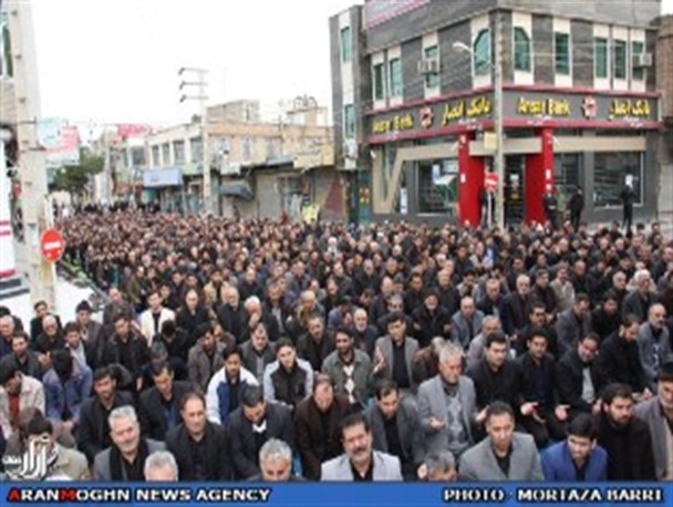 نماز ظهر عاشورا با شکوه خاصی در پارس آباد مغان اقامه شد+عکس