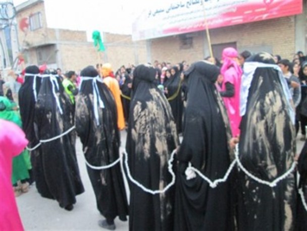 کاروان نمادین اسرای عاشورا در آزادشهر