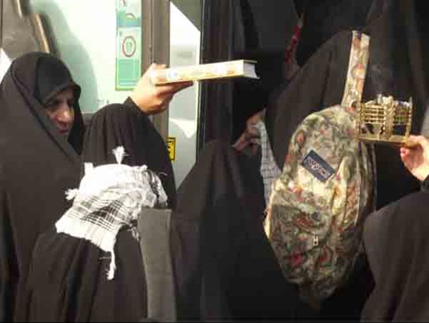 عکس: اعزام 120 دانش آموز دختر خنجی به اردوی راهیان نور جنوب