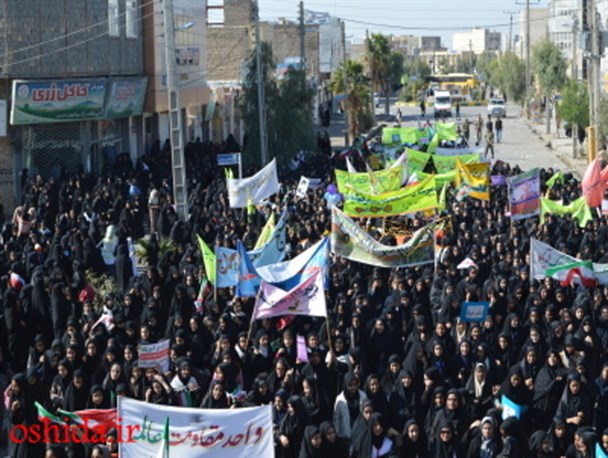 راهپیمایی استکبار ستیزی 13 آبان در زابل برگزار شد+تصاویر