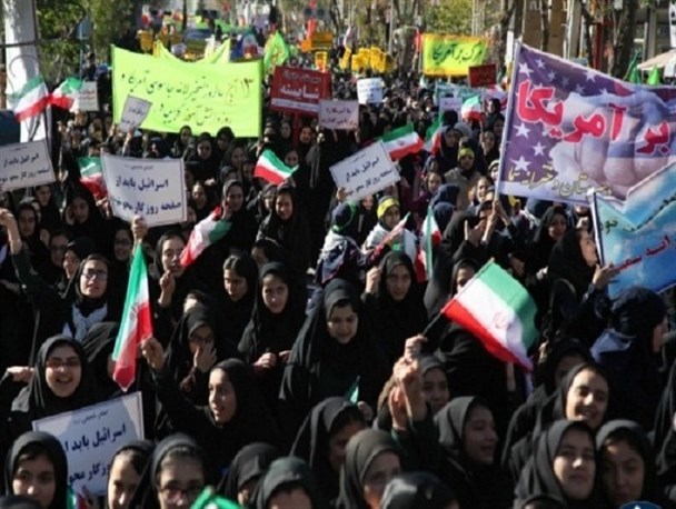 راهپیمایی یوم‌الله 13 آبان در اردبیل به روایت تصویر