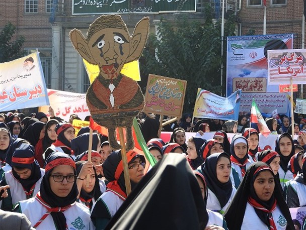 فریاد مرگ بر آمریکا در ارومیه طنین انداز شد+تصاویر