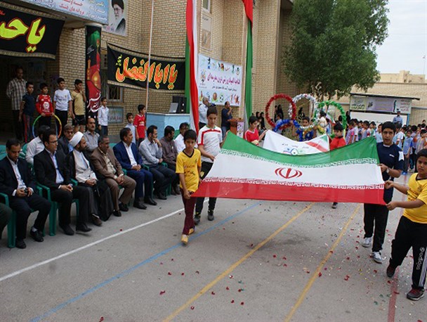 المپیاد ورزشی درون مدرسه ای دیر افتتاح شد+ تصاویر