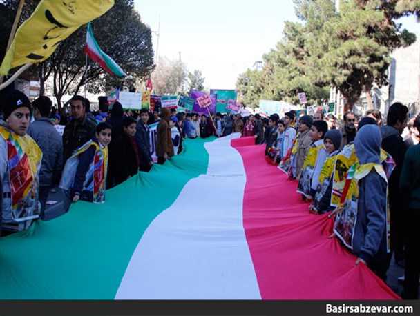 راهپیمایی 13 آبان در سبزوار