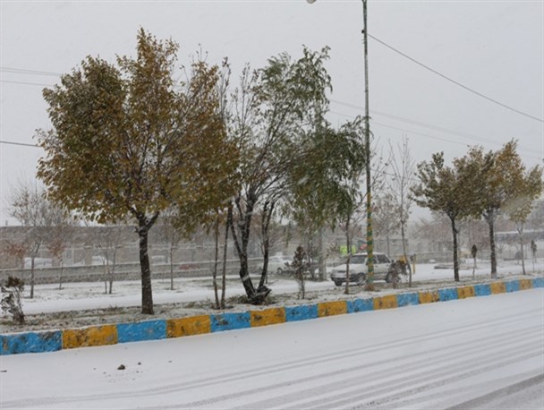 بارش برف و وجود کولاک در چالدران + تصاویر