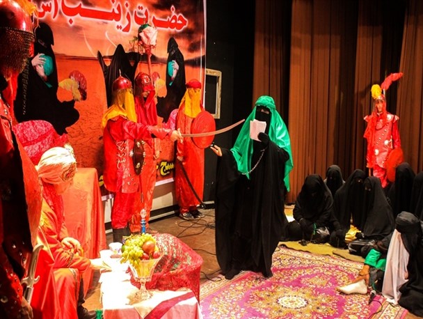 مراسم خطبه خوانی حضرت زینب (س) در پلدشت برگزارشد+ تصاویر