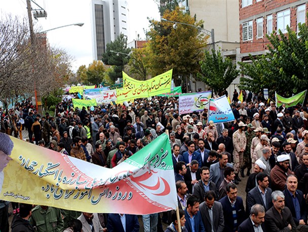 فریاد استکبار ستیزی مردم در سراسر خراسان شمالی طنین انداز شد+ تصاویر
