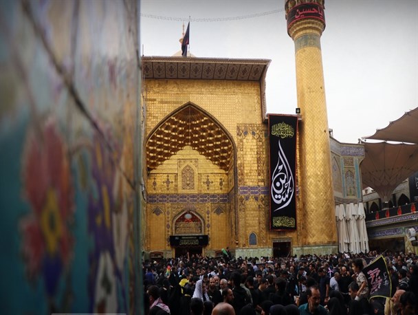 حال و هوای حرم امیرالمومنین علی(ع) در ایام اربعین حسینی/ تصاویر