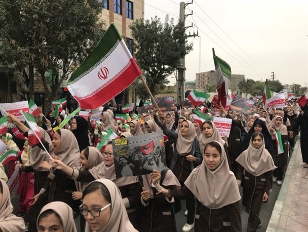 راهپیمایی ۱۳ آبان در استان تهران + تصاویر