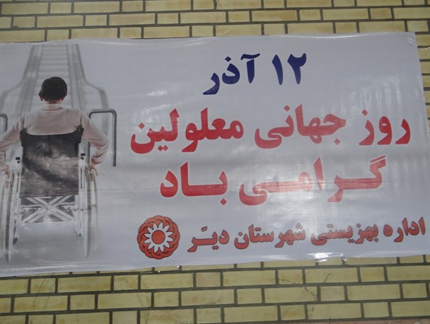 برگزاری مسابقات ناین دارت معلولین در دیر+ تصاویر