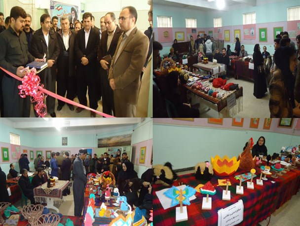 نمایشگاه توانمند سازی معلولین بهزیستی شهرستان جوانرود افتتاح شد+ تصاویر