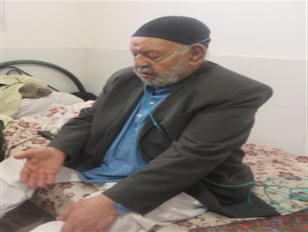 پیر غلام اهلبیت عصمت و طهارت در بستر بیماری