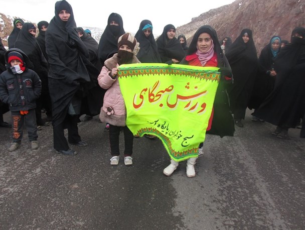 سلام گرم بانوان خرق به صبح های سرد زمستان