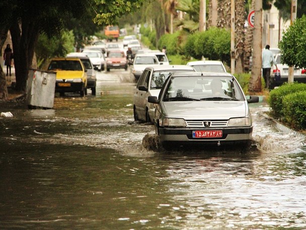 آبگرفتگی معابر پس از باران معضل همیشگی شهر بندرعباس