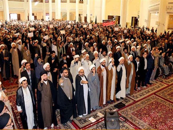 فریاد«مرگ بر آل سعود»در سومین حرم اهل بیت