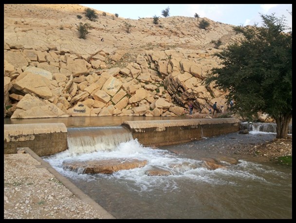 مهر زمین با نزول باران جاری شد/جان گرفتن دوباره چشمه کورسای کهگیلویه+تصاویر