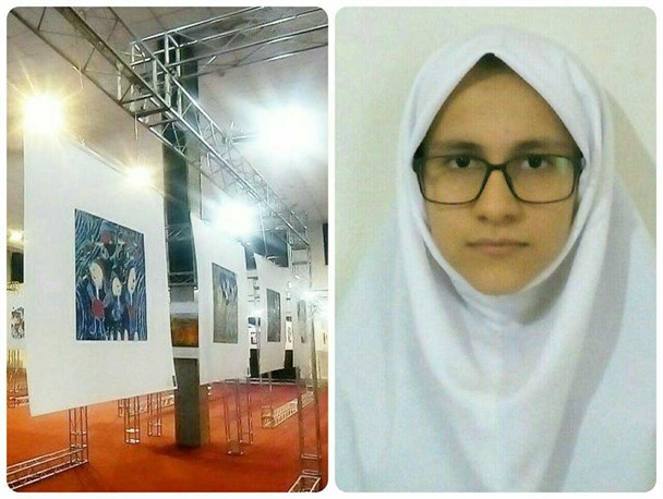 نوجوان سنقری برگزیده مسابقات بین المللی نقاشی تهران شد