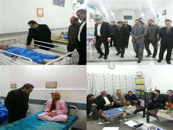 بازدید شبانه مسئولین استان مرکزی از مراکز نگهداری معلولین دلیجان+عکس