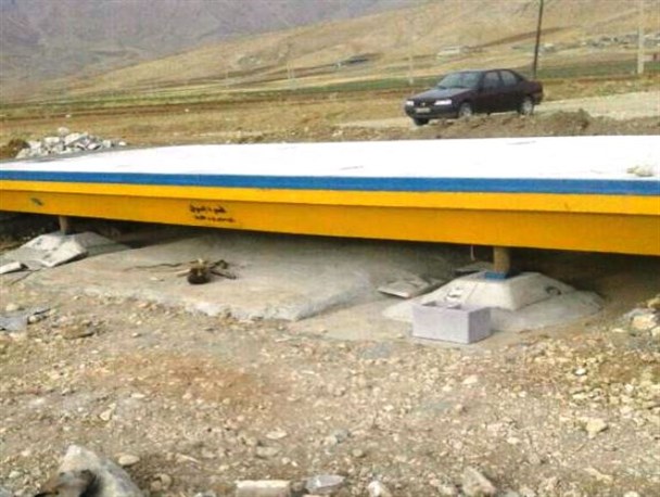 نصب یک دستگاه باسکول 50 تنی در دیناران