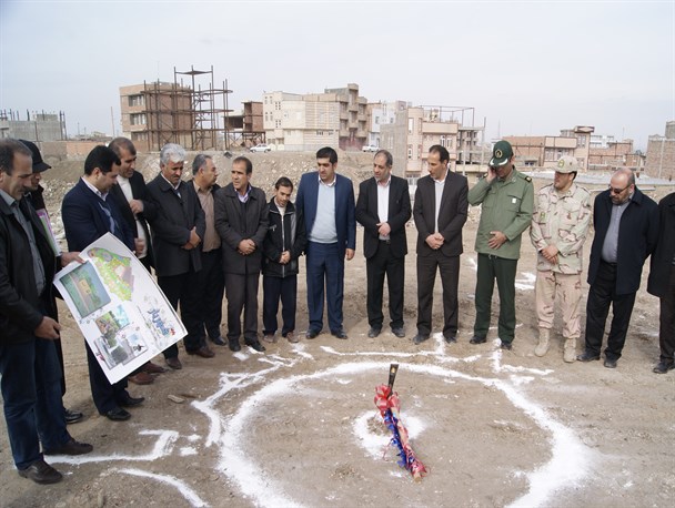 کلنگ احداث بوستان شهریار در پلدشت به زمین زده شد + تصاویر