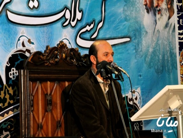 کرسی تلاوت قرآن کریم با حضور قاری بین‌المللی در میانه برگزار شد+تصاویر