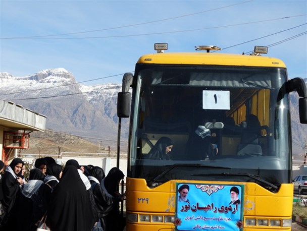 اعزام کاروان راهیان نور در شهرستان چگنی+تصاویر
