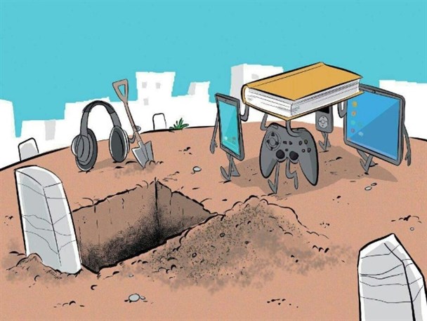 مرگ تدریجی کتابخوانی