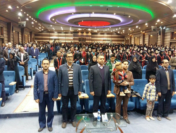 جشن فارغ التحصیلی دانشجویان دانشگاه پیام نور بیرجند+تصاویر