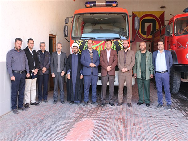 همدردی مسئولان سپیدانی با آتش نشانان شهید