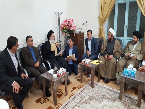 دیدار مسئولان  خنج با رئیس شورای سیاستگذاری ائمه جمعه کشور + تصاویر