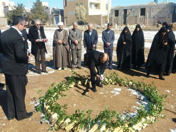 کلنگ ساخت مجتمع آموزشی تزکیه در دامغان بر زمین خورد