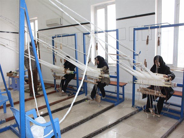 برگزاری دوره آموزش حوله بافی در سرایان