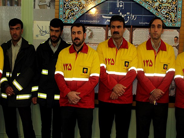 مراسم گرامیداشت شهدای حادثه پلاسکو در بجنورد