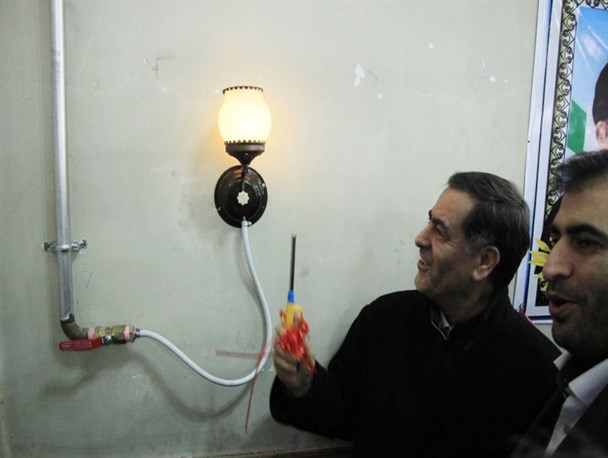 افتتاح گازرسانی به روستاهای اصلاندوز با حضور معاون استاندار اردبیل+تصاویر