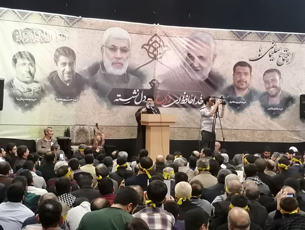نابودی اسرائیل انتقام ریخته شدن خون حاج قاسم است/ امروز تمام جبهه مقاومت سربازان آتش به اختیار ولایت هستند