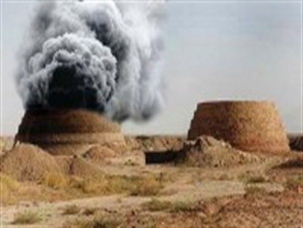کوره های گچ اصفهان روزانه یک تن آلودگی به حلق اصفهانی ها وارد می کنند