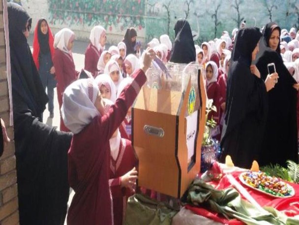 زنگ جشن نیکوکاری در ۱۲۰ مدرسه دماوند نواخته شد