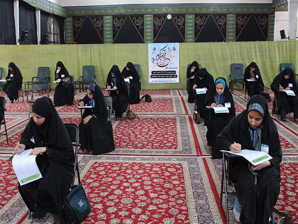 آزمون سراسری طرح تربیت حافظان قرآن کریم در خلیل آباد برگزار شد+تصاویر