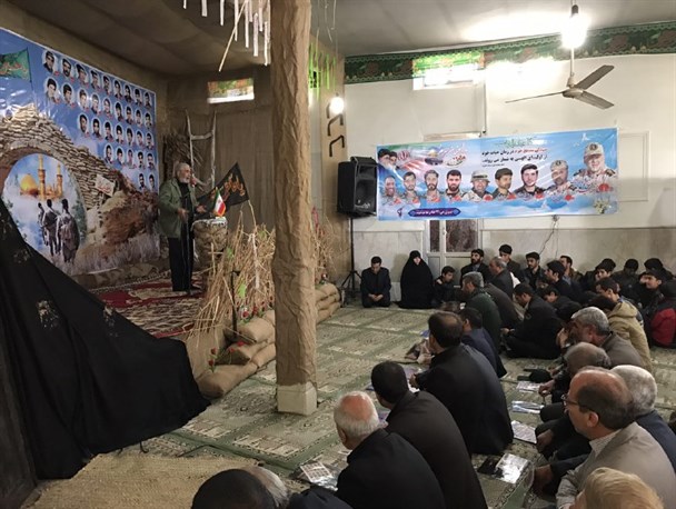یادوراه33شهید روستای سلیمانی شهرستان نیشابور با حضور سردار مصطفوی