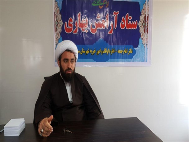 برگزاری طرح آرامش بهاری در جوار حرم احمدابن اسحاق (ره)