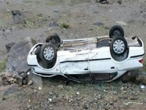 واژگونی سمند جان راننده را گرفت