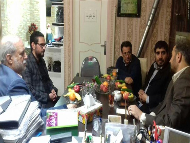 بازدید رئیس اداره فرهنگ و ارشاد ری از سرپرستی روزنامه سایه