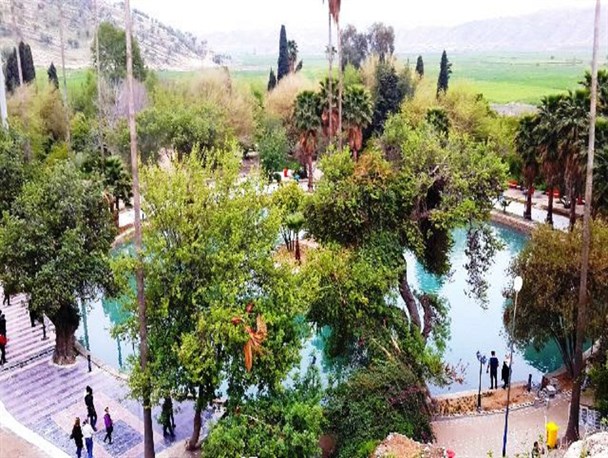 چشمه بلقیس چرام بهشت رویایی گردشگران نوروزی+تصاویر