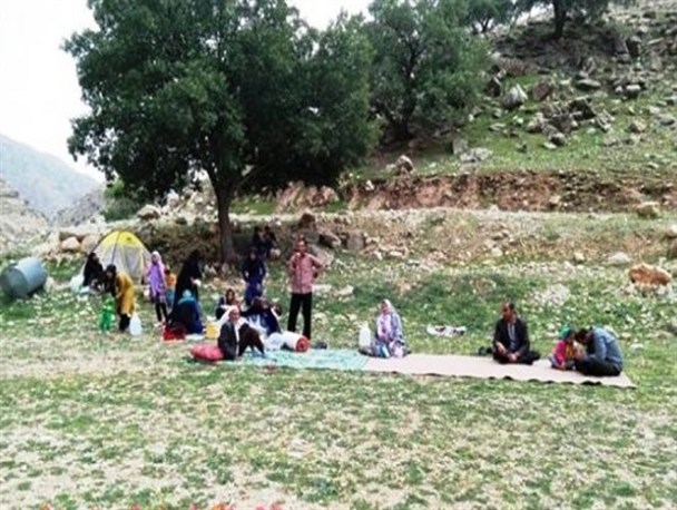 طبیعت سرسبز چرام مملو از چادرهای تفریح نوروزی+تصاویر