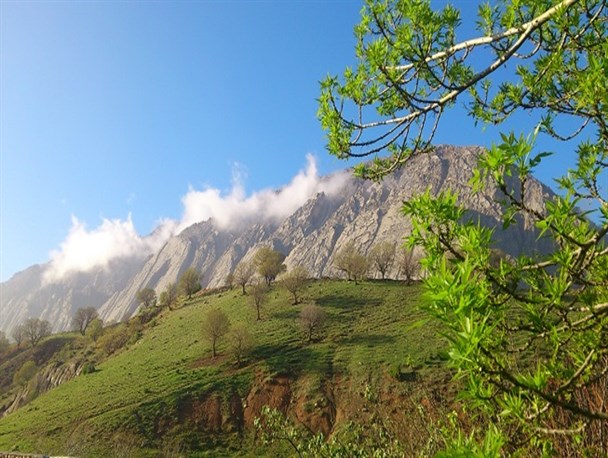 کوه کچل روستای کفراور گیلانغرب